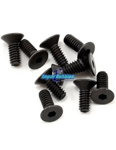 Tornillos de acero M2X6mm cabeza allen cónica (10 Uds.) Fussion FS-TF2006 - Tornillos de acero M2 - M2.5