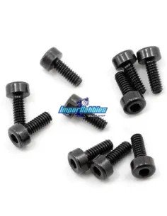 Socket Head Cap Screws M2x6mm (10 U.) Fussion FS-TC2006 - Steel Screws - M2 & M2.5