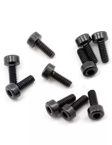 Socket Head Cap Screws M2x6mm (10 U.) Fussion FS-TC2006 - Steel Screws - M2 & M2.5