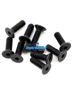 Flat Head Screws M2.5X8mm (10 U.) Fussion FS-TF2508 - Steel Screws - M2 & M2.5