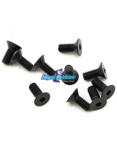 Vis tete fraisee hex M2.5X6mm (10 U.) Fussion FS-TF2506 - Vis en acier M2 et M2.5