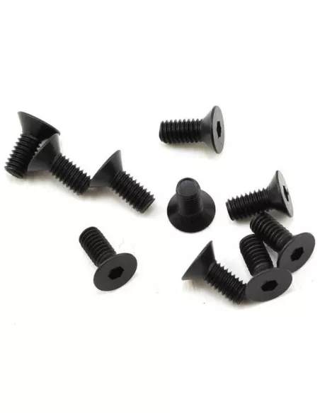 Flat Head Screws M2.5X6mm (10 U.) Fussion FS-TF2506 - Steel Screws - M2 & M2.5