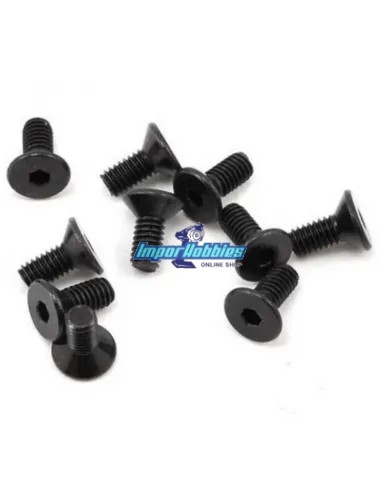 Vis tete fraisee hex M2.5X5mm (10 U.) Fussion FS-TF2505 - Vis en acier M2 et M2.5