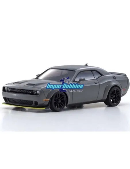 Carrosserie blanche à peindre 98mm + Jantes Kyosho Mini-Z AWD Dodge Challenger MZN203 - Carrosseries à peindre (Blanche) Kyosho 