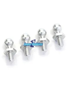 Rotules sur axes filetes (4 U.) Kyosho Mini-Z Buggy MB018 - Kyosho Mini-Z Buggy - Pièces detachées et options