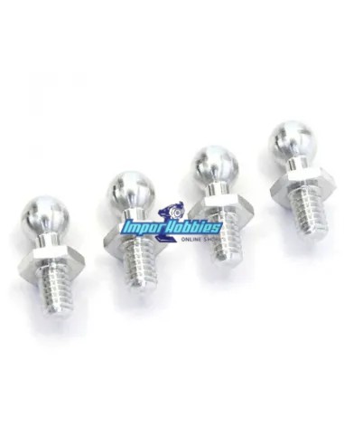 Rotules sur axes filetes (4 U.) Kyosho Mini-Z Buggy MB018 - Kyosho Mini-Z Buggy - Pièces detachées et options