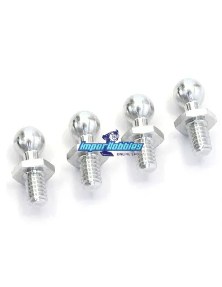 Rotules sur axes filetes (4 U.) Kyosho Mini-Z Buggy MB018 - Kyosho Mini-Z Buggy - Pièces detachées et options