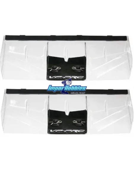 Alerón lexan transparente 1/8 Buggy (2 Uds.) VP-Pro WN-007-C - Alerones y arandelas de alerón 1/8 Scale