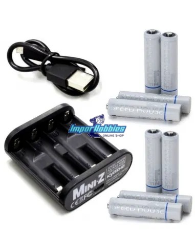 Chargeur compact Ni-Mh AA / AAA 1A Speed House Kyosho 71999 - Chargeur de batteries pour modèles RC