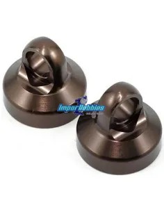 Bouchons d'amortisseurs aluminium (2 U.) Kyosho Ultima RB6 / RB6.6 / RB7 & Lazer ZX6 / ZX6.6 / ZX7 UM719 - Kyosho Ultima RB6 Kit
