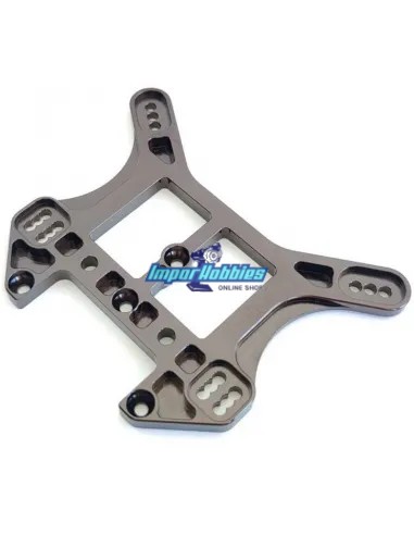 Support d'amortisseur arrière CNC Gun Metal Kyosho Inferno MP10 / MP10e IF605GM - Kyosho Inferno MP10 - MP10 TKI2 Nitro Kit - Pi