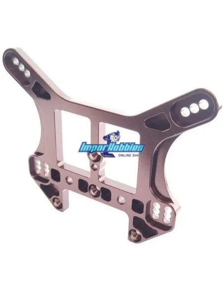 Support d'amortisseur arrière CNC Gun Metal Kyosho Inferno MP10 / MP10e IF605GM - Kyosho Inferno MP10 - MP10 TKI2 Nitro Kit - Pi