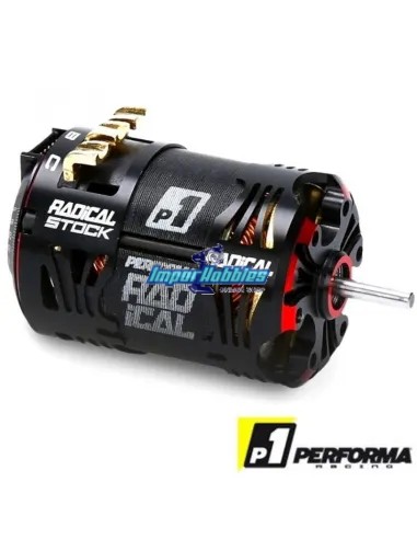Motor Eléctrico Performa P1 Radical 10.5T 540 Stock Brushless Escala 1/10 PA9329 - Motores eléctricos 540 - 550 1/10 Brushless