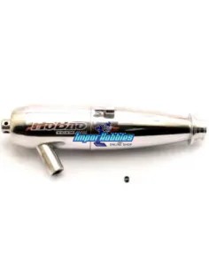 Polished Pipe / Muffler 1/8 Buggy .21 - .30 Hobao Hyper 85103 - Nitro Engine Exhaust Systems - .21 / .25 / .28 / .30 / .32