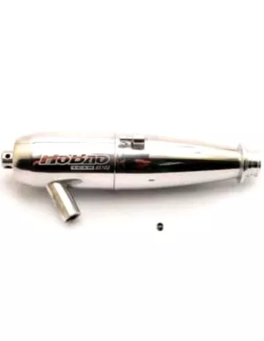 Polished Pipe / Muffler 1/8 Buggy .21 - .30 Hobao Hyper 85103 - Nitro Engine Exhaust Systems - .21 / .25 / .28 / .30 / .32