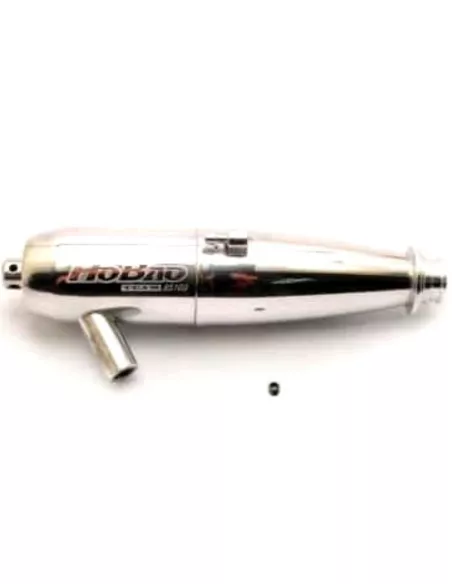 Polished Pipe / Muffler 1/8 Buggy .21 - .30 Hobao Hyper 85103 - Nitro Engine Exhaust Systems - .21 / .25 / .28 / .30 / .32