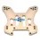 Support d'amortisseur arrière CNC 4mm Hobao Hyper VS2N / VS2E 85081 - Hobao Hyper VS2-N GP