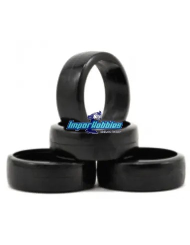 Pneus Kyosho Mini-Z AWD Drift 8.5mm étroit (4 U.) MDT001 - Pneus Kyosho Mini-Z MR-03 / AWD / RWD & FWD