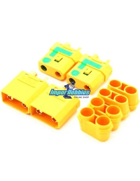 Connecteur XT90-S anti-étincelles mâle - femelle (2 Paires) Fussion FS-00030 - Connecteurs R/C
