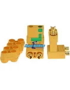 Connector - XT90-S Anti-Spark Male - Female (2 Pairs) Fussion FS-00030 - R/C Plugs 2