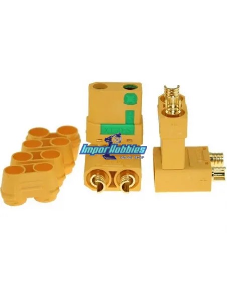 Conector XT90-S Anti-Chispazos macho - hembra (2 Pares) Fussion FS-00030 - Conectores RC