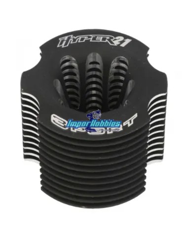 Culata Negra Hobao Hyper 21 3 Port & Cops 21 3 Port 21046 - Hobao - Hyper - Repuestos de motores nitro