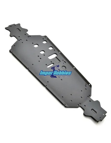 Chasis principal aluminio Hobao Hyper VS Nitro 85019 - Hobao Hyper VS & VSe Nitro - Eléctrico