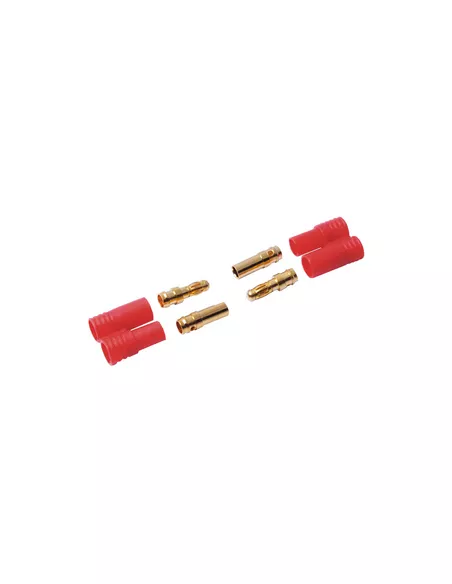 Conector Oro 3.5mm macho / hembra Imporhobbies CON35-2P - R/C Plugs