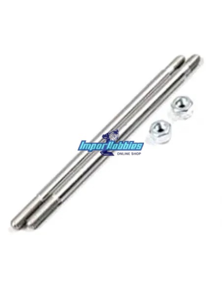 Tiges d'amortisseurs arrières 3x65mm Hobao Hyper 7 87386 - Hobao Hyper 7 - Vieux modèles.