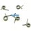 Ressorts d'embrayage pour 86121 (5 U.) 1/8 Buggy Hobao Hyper 7 / 8.5 / SS / VS 86122