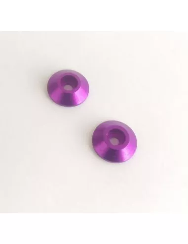Wing Washer - Purple 1/8 Buggy / Truggy (2 Uds.) RSM139 - Nylon Wings & Washer Wing 1/8 Scale