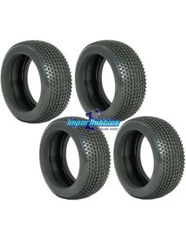 Pneus AKA Enduro Medium Long Wear (4 U.) sans jantes ni inserts 14006ZXT - Pneus AKA Race - 1/8Th Buggy