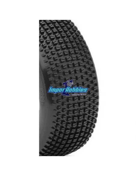 Pneus AKA Enduro Medium Long Wear (4 U.) sans jantes ni inserts 14006ZXT - Pneus AKA Race - 1/8Th Buggy