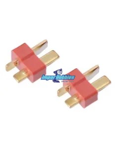 T-Dean Connector Male (2 U.) Fussion FS-00003 - R/C Plugs