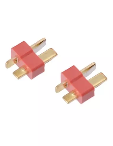 T-Dean Connector Male (2 U.) Fussion FS-00003 - R/C Plugs