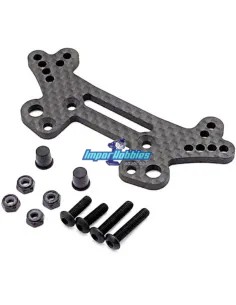 Soporte de amortiguador trasero en carbono - Opción Kyosho Fazer Touring MK2 FAW223 - Kyosho Fazer MK2 FZ02S - Repuesto y opcion
