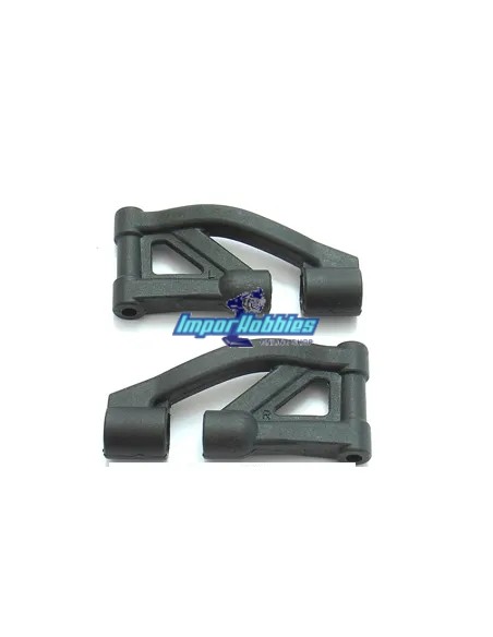 Triangles superieurs avant (2 U.) Hobbytech STR8 / Spirit / EP X2 STR-038 - Hobbytech STR8 DeLuxe & STR8 EVO RTR - Pièces detach