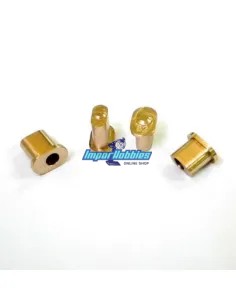 Set insertos metálicos roll-center Tipo B (4 U.) KM Racing HK-1 HK509B-Co - KM H-K1 - Ultimas Unidades - En Liquidación