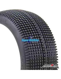 Pneus AKA Zipps Super Soft Long Wear (4 U.) sans jantes ni inserts 14020QXT - Pneus AKA Race - 1/8Th Buggy 2