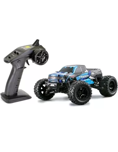 FTX Tracer Monster Truck 1/16 4x4 Brushed 2.4Ghz Blue RTR With LED Lights FTX5576B - RC Cars 1/16 Scale