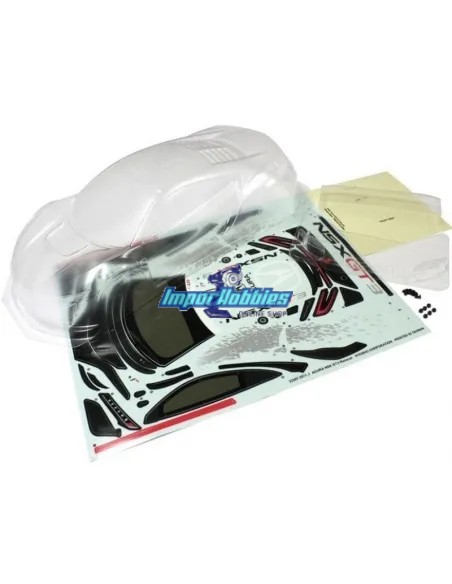 Carrocería transparente & decoración Escala 1/10 200mm Honda Acura NSX GT3 Kyosho 39213 - Kyosho Fazer MK2 FZ02S - Repuesto y op
