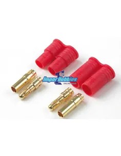 Conector oro CP 4.0mm macho / hembra Imporhobbies - R/C Plugs