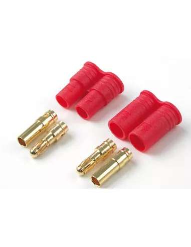 Conector oro CP 4.0mm macho / hembra Imporhobbies - R/C Plugs