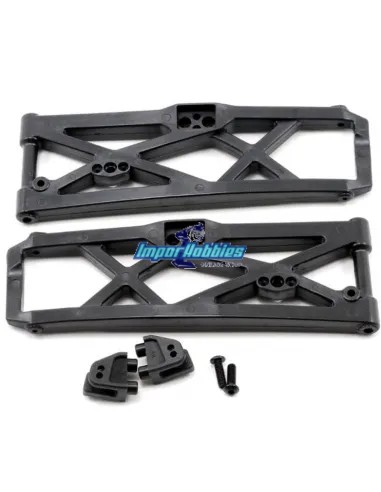 Triangles inférieurs arrières (2 U.) Team Associated RC8T AS89311 - Team Associated RC8T Factory Kit - Pièces detachées et optio