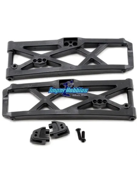 Triangles inférieurs arrières (2 U.) Team Associated RC8T AS89311 - Team Associated RC8T Factory Kit - Pièces detachées et optio