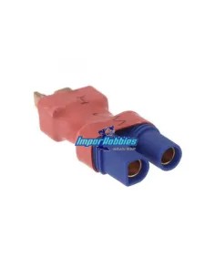 Conector conversor oro EC3 hembra a T-Deans macho Fussion FS-09100 - Conectores RC