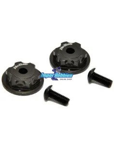Double Lock Dustproof Wheel Nut & Button Screw (2 U.) Hobao Hyper MT Plus / MTe Plus / MTe Plus II OP-0090 - Hobao Hyper MT Plus