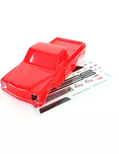 Painted Body - Lexan - Red FTX Outback Mini X 2.0 Patriot 1/18 FTX9381R - FTX Outback Mini X 1/18 Crawler FTX5521GY - FTX5522R -