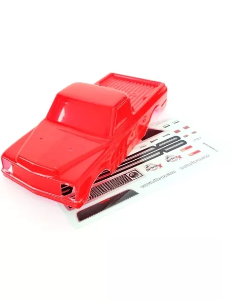 Painted Body - Lexan - Red FTX Outback Mini X 2.0 Patriot 1/18 FTX9381R - FTX Outback Mini X 1/18 Crawler FTX5521GY - FTX5522R -