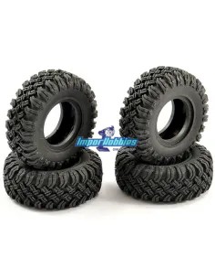 Pneus super doux (4 U.) FTX Outback Mini 2.0 1/24 FTX9323 - FTX Outback Mini 2.0 FTX5507DB - FTX5507LB - FTX5508BK - FTX5509BL